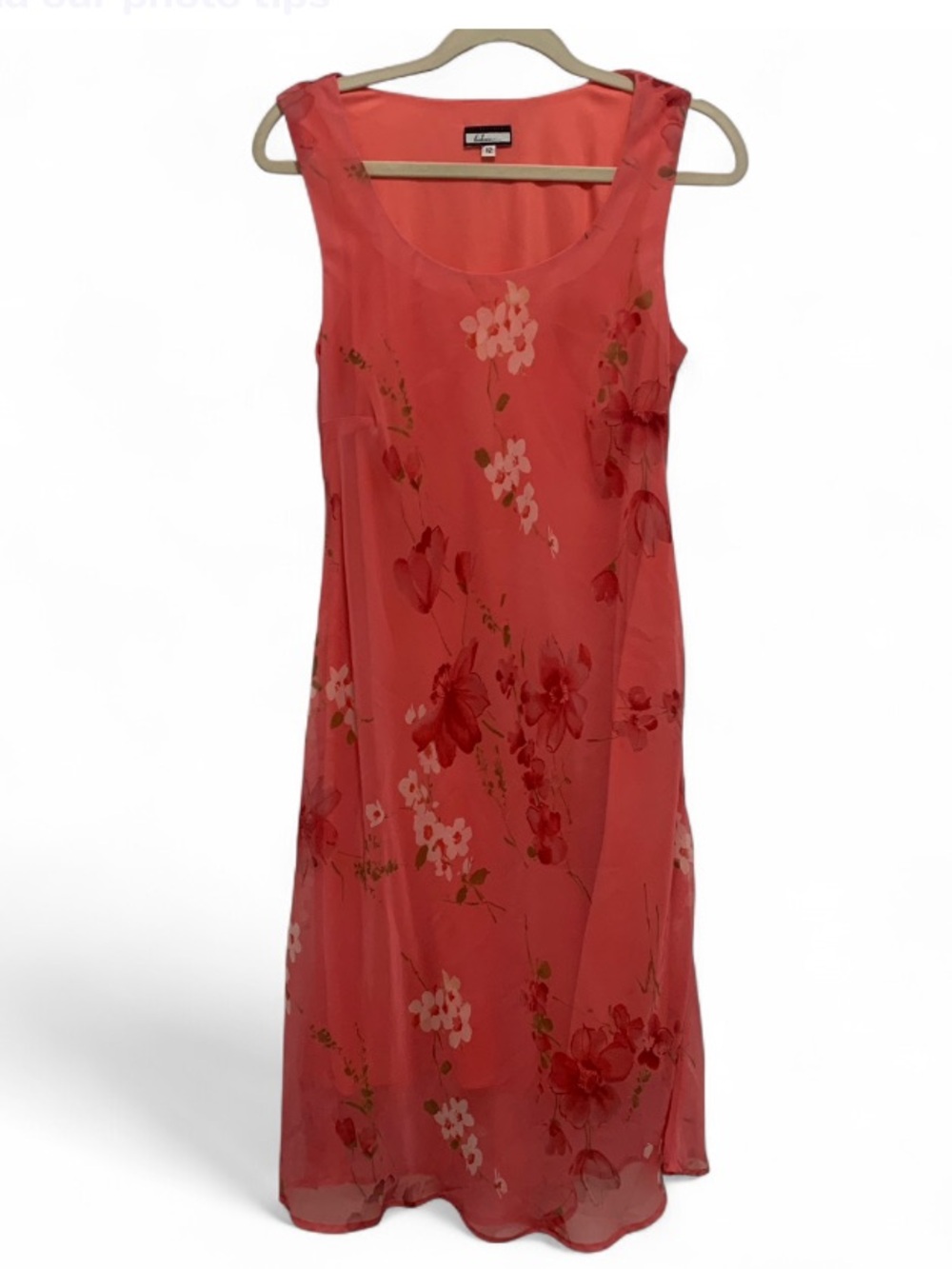 Y2K Pink Floral Sleeveless Dress